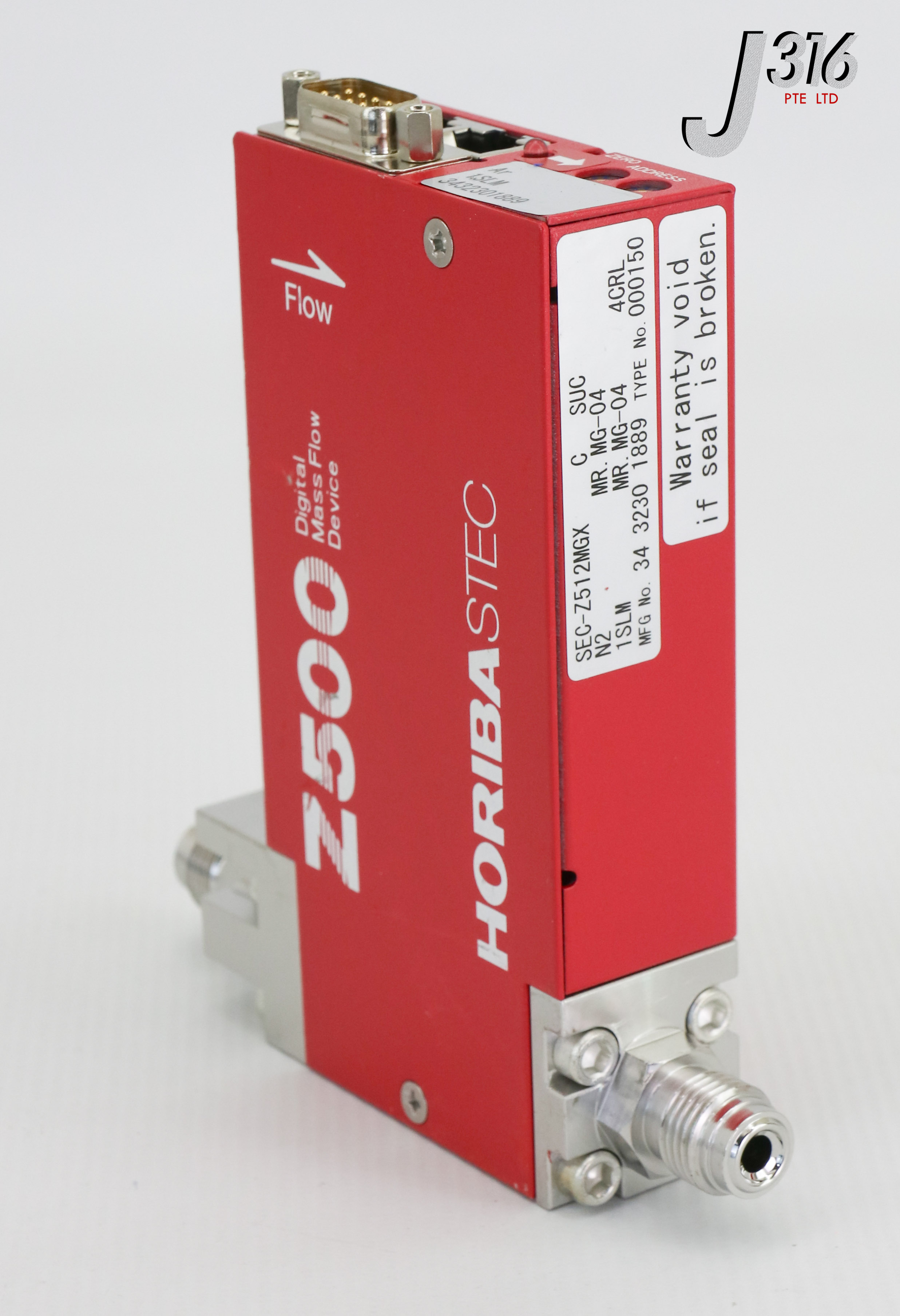 6606 HORIBA-STEC Z500 MFC, MASS FLOW CONTROLLER SEC-Z512MGX -...